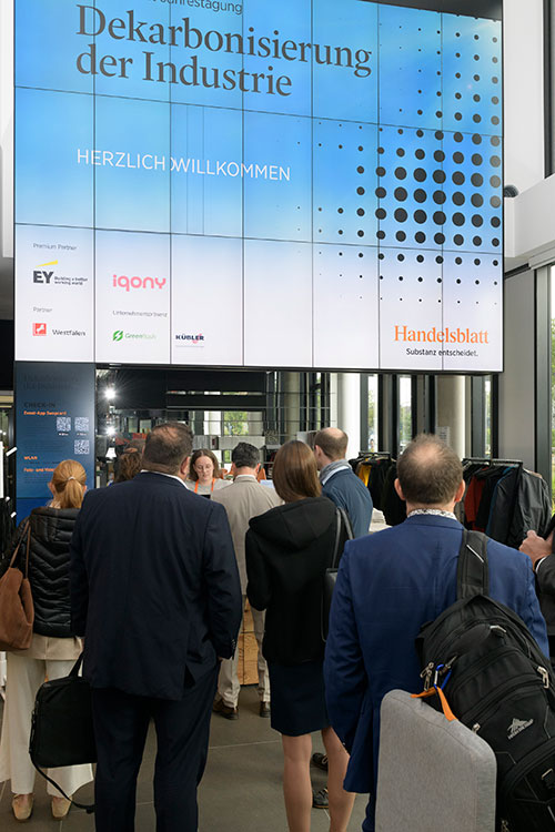 Check In der Teilnehmer